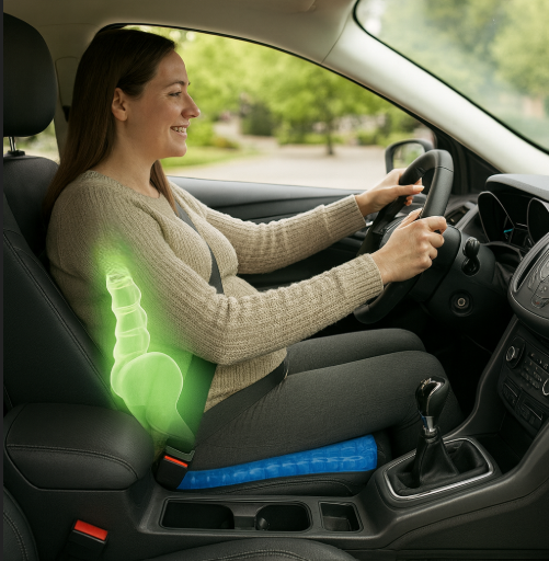 Tacens™ Gel Cushion Support For Back & Hip Relief